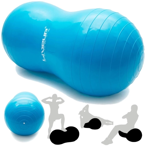 Bola Feijao para Pilates Azul 90 X 45 Cm Liveup