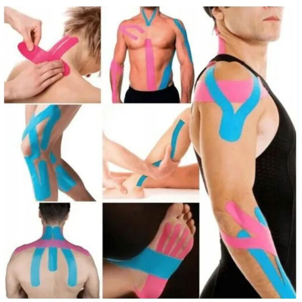 Fita Kinesio Tape Bandagem Elástica Adesiva Taping Sport - Image 2